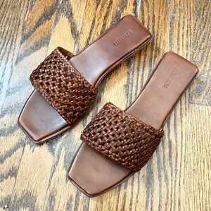 Like new! Bembien Milana slides in sienna